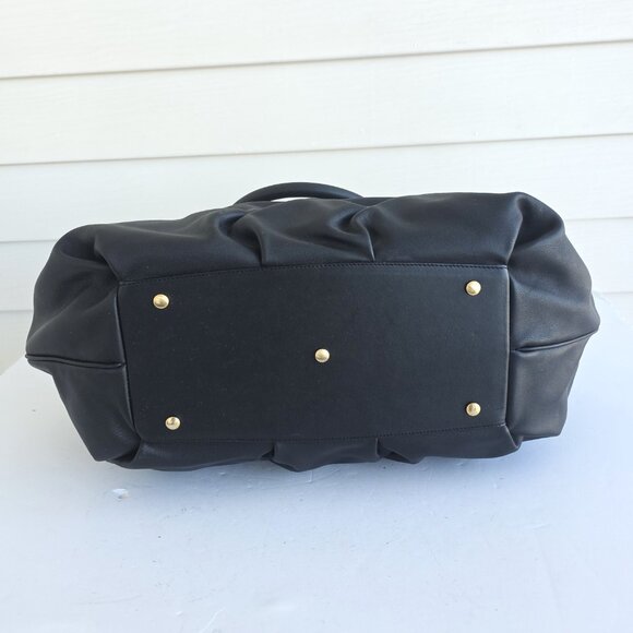 Smythson of Bond St Nancy Black Quilted Leather Flap Top handle Shoulder Handbag - Picture 8 of 14